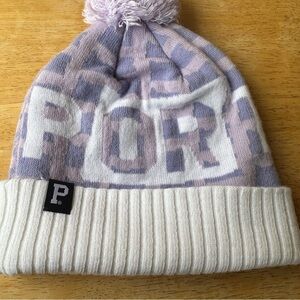 Portland Purple Beanie Knit Hat